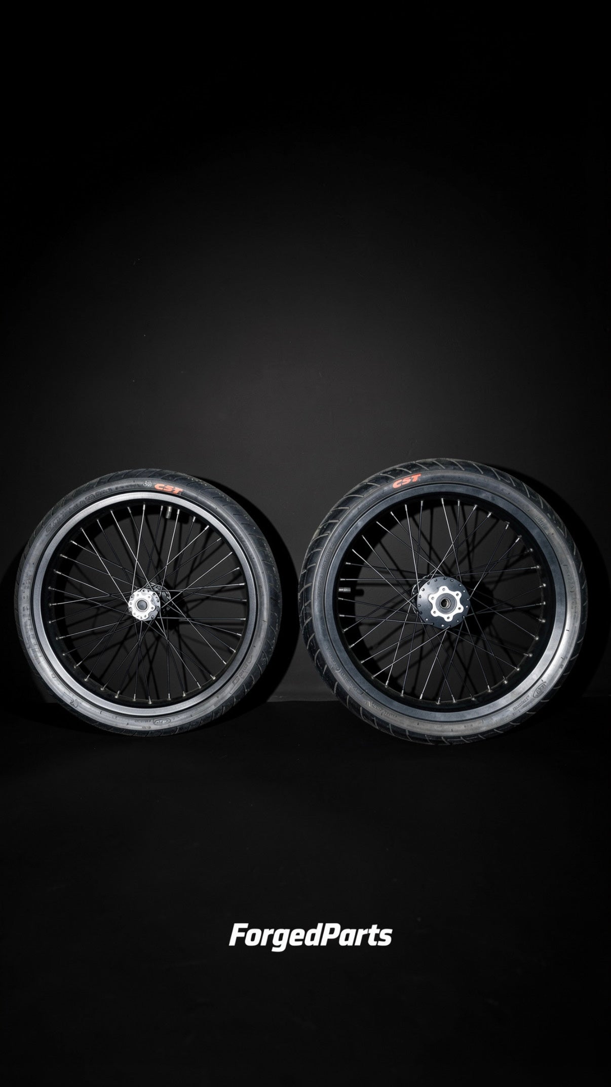 Matte Black Supermoto Wheels LBX
