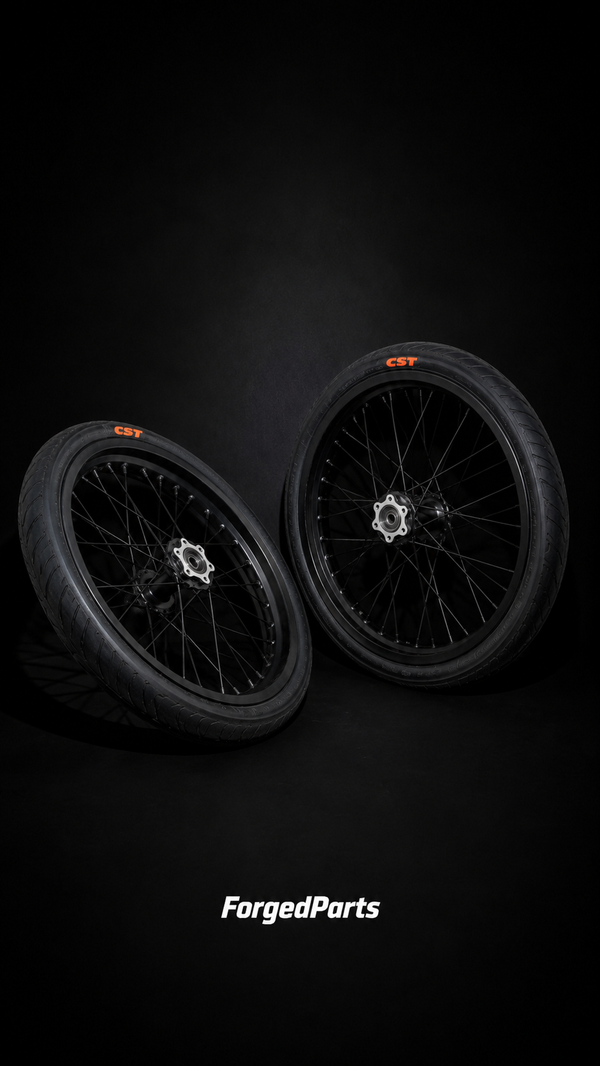 Matte Black Supermoto Wheels LBX
