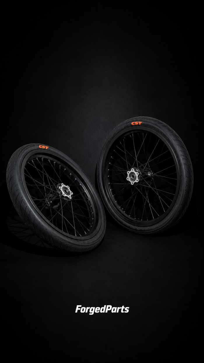 Matte Black Supermoto Wheels LBX